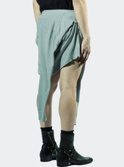 ElevenPM Cardigan Skirt Heather Grey - M224139HYB